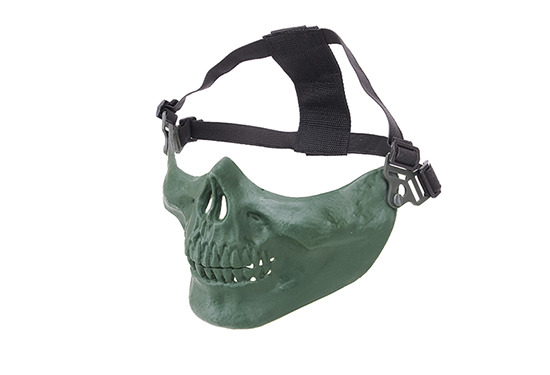Matrix Battlefield Elite Mesh Mask w/ Integrated Ear Protection (Color:  Pencott Greenzone), Tactical Gear/Apparel, Masks, Half Face Masks -   Airsoft Superstore