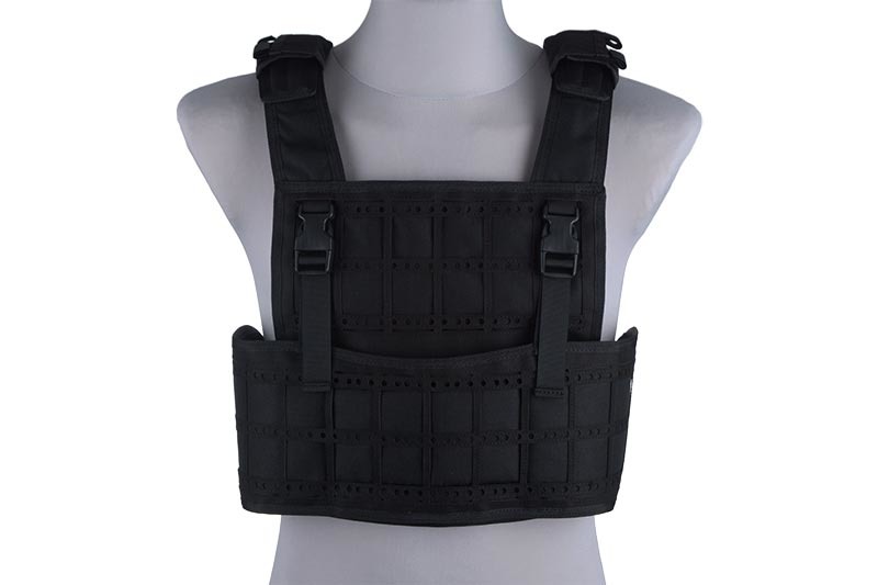 Light Laser-Cut Tactical Vest – Black – Softarms.store