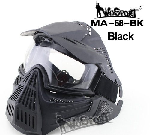 Matrix Battlefield Elite Mesh Mask w/ Integrated Ear Protection (Color:  Pencott Greenzone), Tactical Gear/Apparel, Masks, Half Face Masks -   Airsoft Superstore